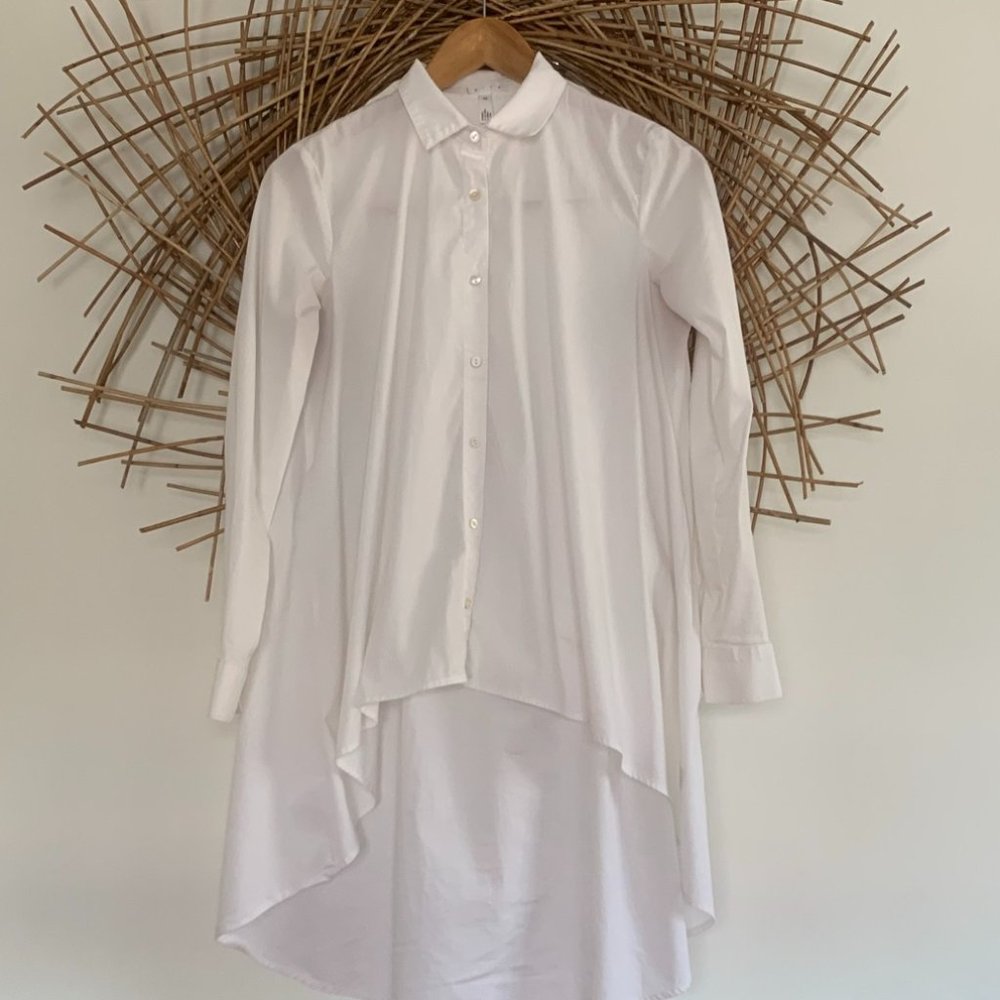 Leith || hi-lo button down shirt